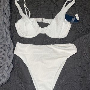Abercrombie White Bikini Set